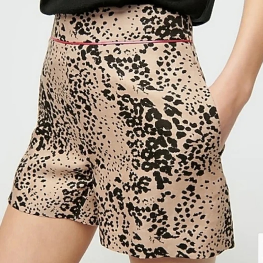 NWT J. Crew Cheetah Print Shorts